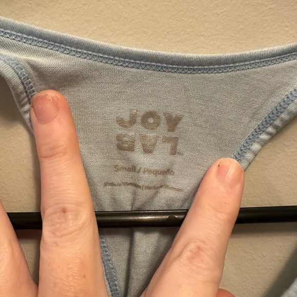 JoyLab Sky Blue Twist Racerback Tank Top - Picture 2 of 3